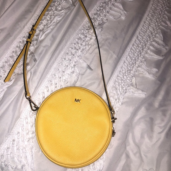 yellow round purse
